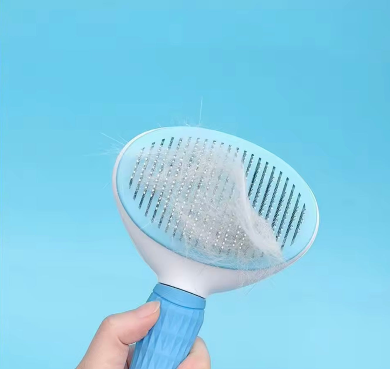 Self-Cleaning Pet Grooming Brush