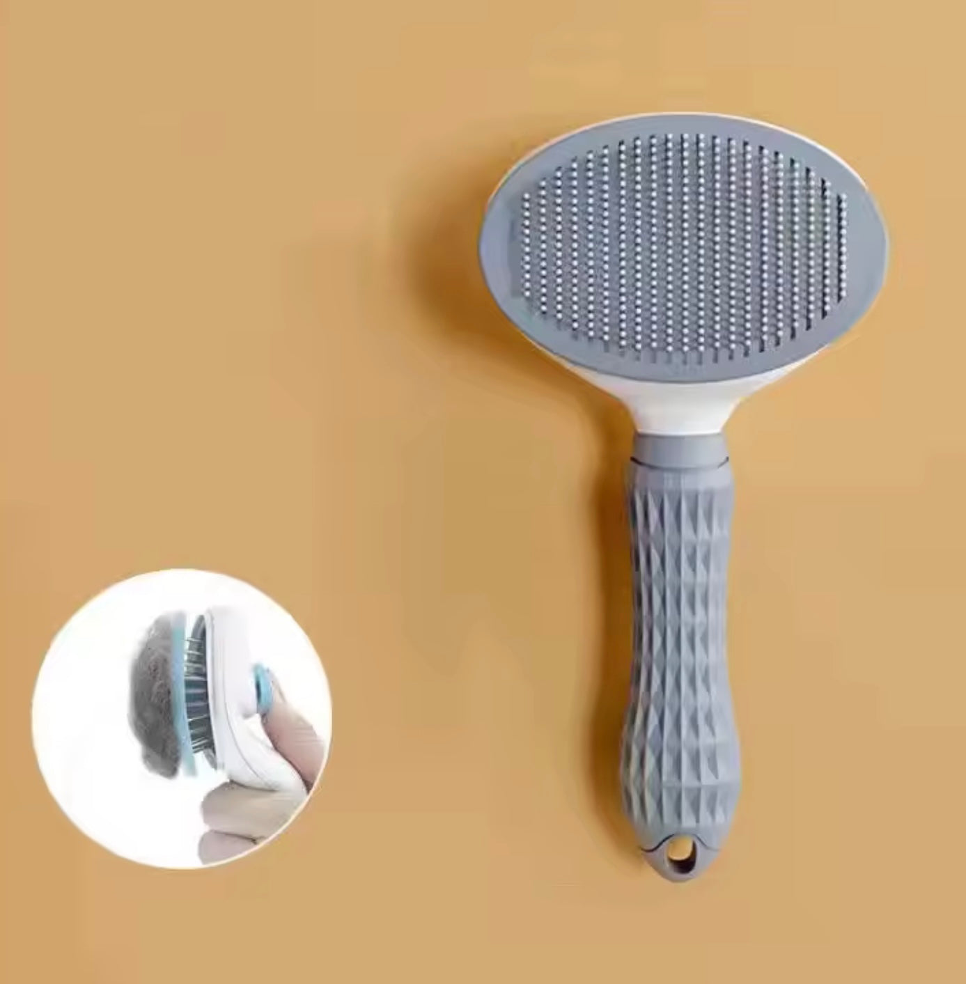 Self-Cleaning Pet Grooming Brush