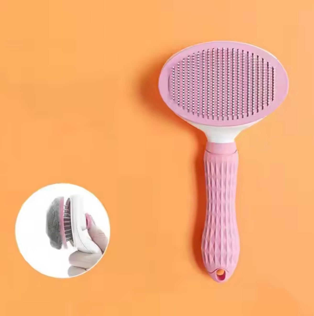 Self-Cleaning Pet Grooming Brush