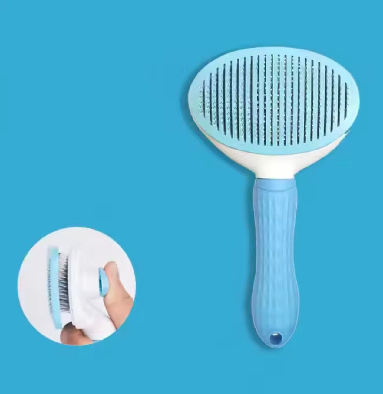 Self-Cleaning Pet Grooming Brush