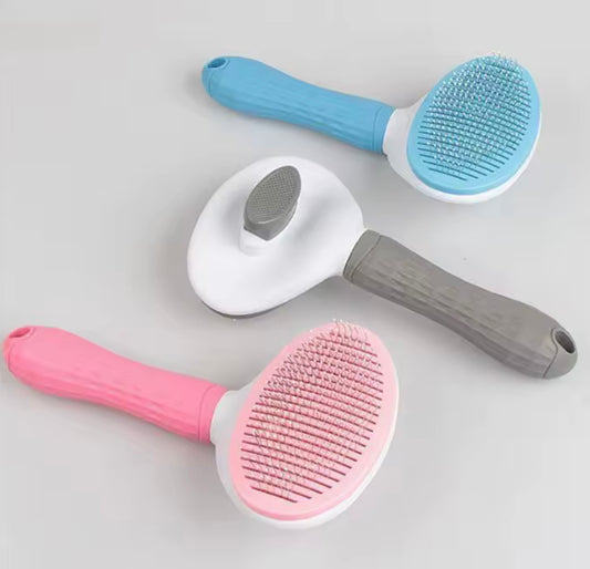 Self-Cleaning Pet Grooming Brush