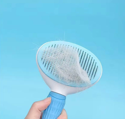 Self-Cleaning Pet Grooming Brush